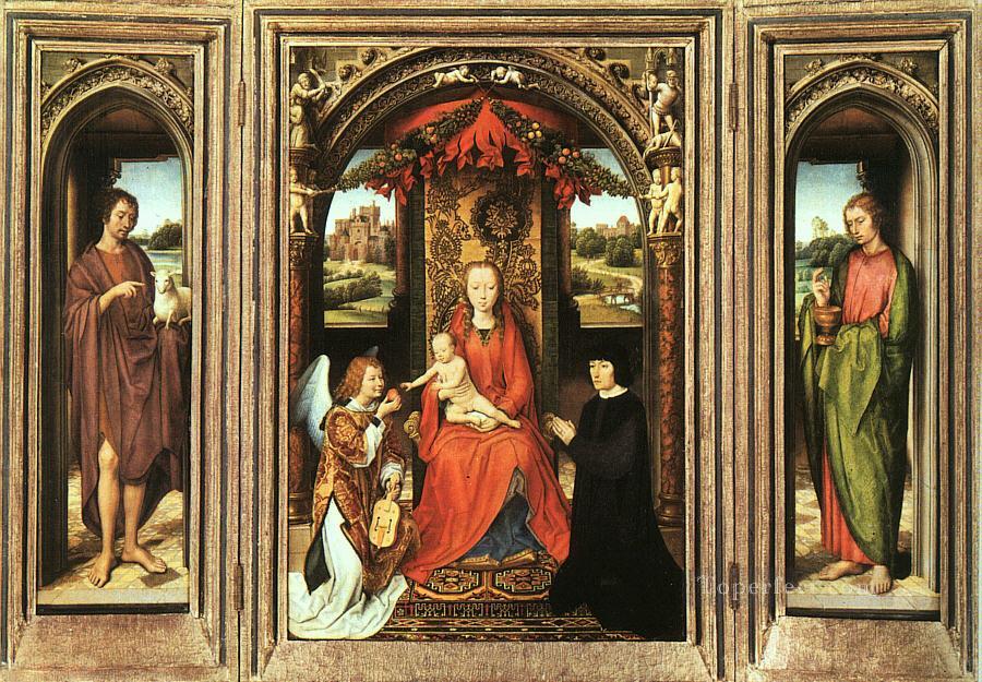 Triptych 1485 Netherlandish Hans Memling Oil Paintings